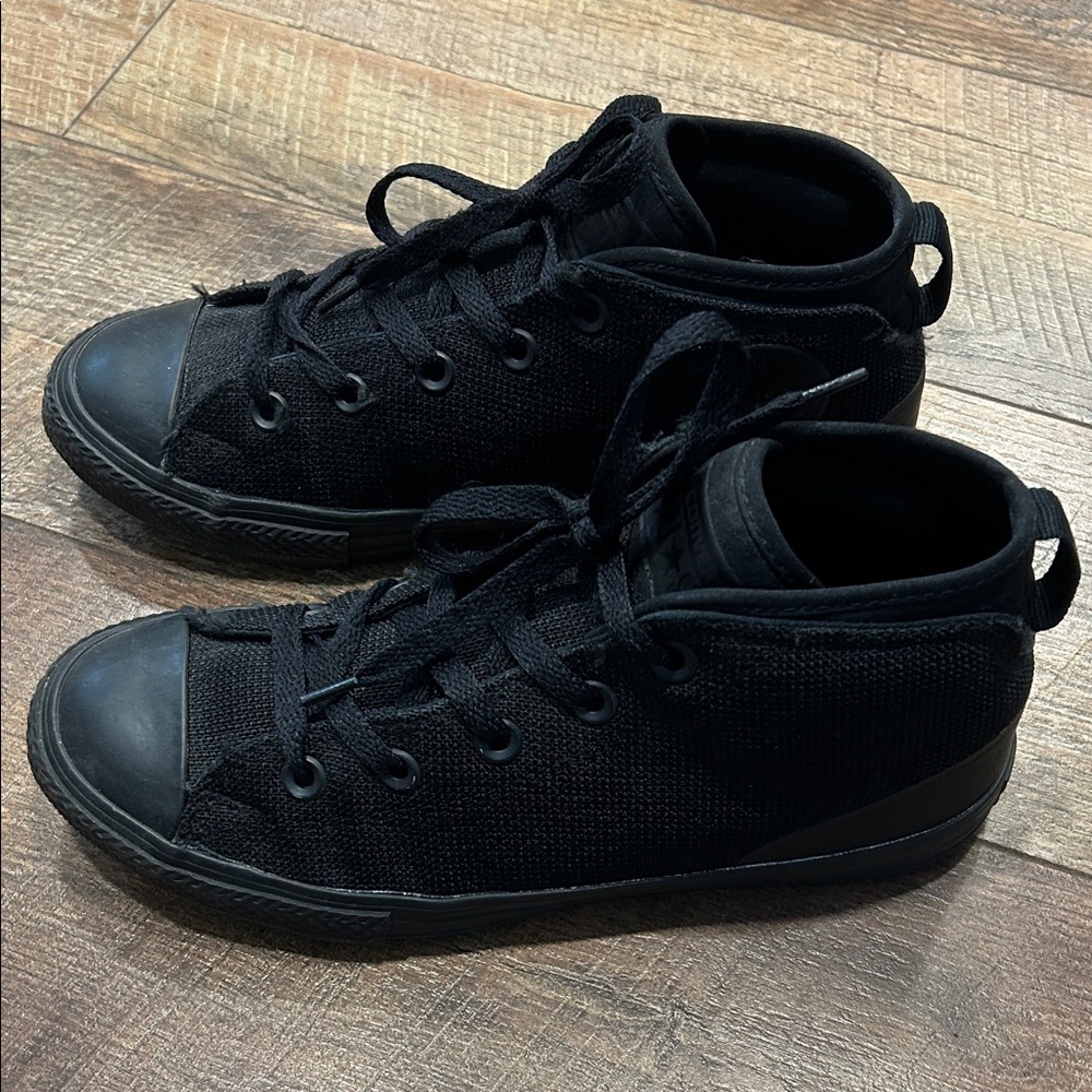 Converse Kids Black High-Top Sneakers